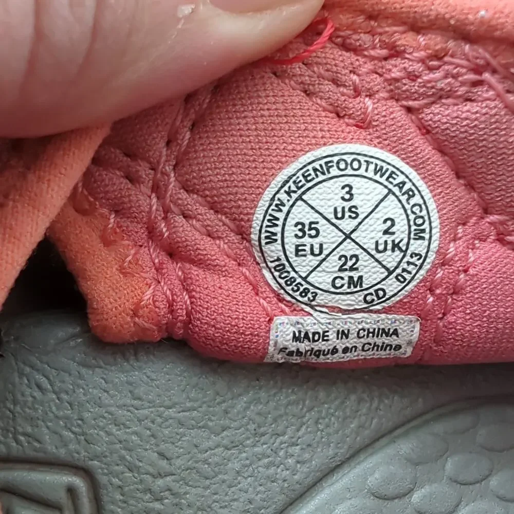 Keen Footwear Kids Strappy Waterproof Newport H2‎ Hydro Sandals Pink Girls US 3